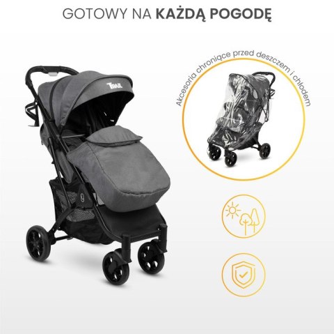WÓZEK SPACEROWY TRAIL BLACK WÓZEK SPACEROWY TRAIL BLACK