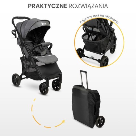 WÓZEK SPACEROWY TRAIL GRAPHITE WÓZEK SPACEROWY TRAIL GRAPHITE