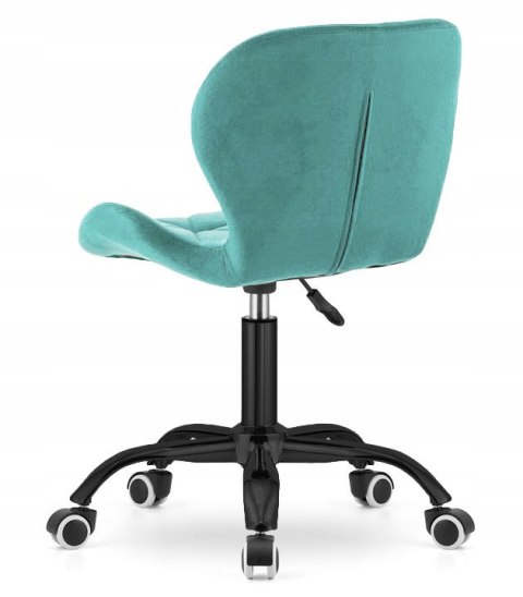 Krzesło obrotowe VASTO OFFICE VELVET MINT SMOKE OUTLET