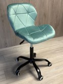 Krzesło obrotowe VASTO OFFICE VELVET MINT SMOKE OUTLET