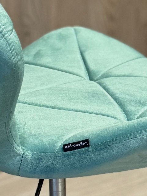 Krzesło obrotowe VASTO OFFICE VELVET MINT SMOKE OUTLET