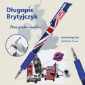Długopis automatyczny Great Britain niebieski TO-068 TOMA