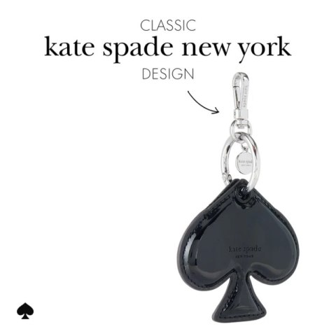 Kate Spade New York Charm Keychain - Etui ochronne brelok do Apple AirTag (Spade) Kate Spade New York Charm Keychain - Etui ochronne brelok do Apple AirTag (Spade)