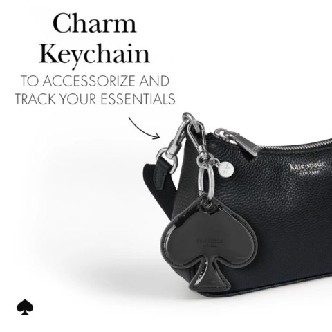 Kate Spade New York Charm Keychain - Etui ochronne brelok do Apple AirTag (Spade) Kate Spade New York Charm Keychain - Etui ochronne brelok do Apple AirTag (Spade)