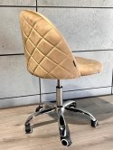 Krzesło obrotowe GLORIA OFFICE SAND VELVET
