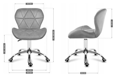 Krzesło obrotowe VASTO OFFICE PU BLACK Krzesło obrotowe VASTO OFFICE PU BLACK