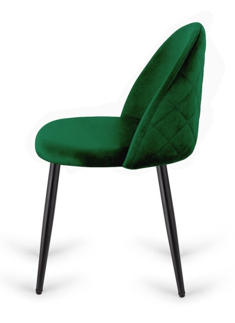 Krzesło tapicerowane GLORIA GREEN VELVET Krzesło tapicerowane GLORIA GREEN VELVET