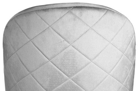 Krzesło tapicerowane GLORIA LIGHT GREY VELVET Krzesło tapicerowane GLORIA LIGHT GREY VELVET