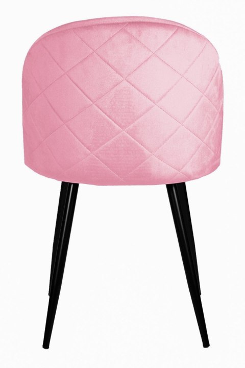 Krzesło tapicerowane GLORIA PINK VELVET Krzesło tapicerowane GLORIA PINK VELVET