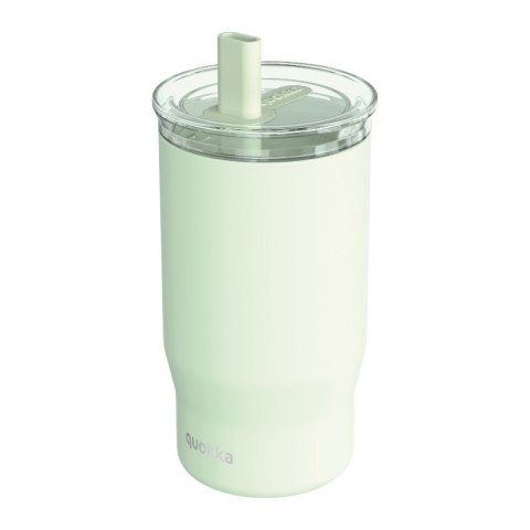 Quokka Mist - Kubek termiczny ze stali nierdzewnej 720 ml ze słomką (Pastel Green) Quokka Mist - Kubek termiczny ze stali nierdzewnej 720 ml ze słomką (Pastel Green)