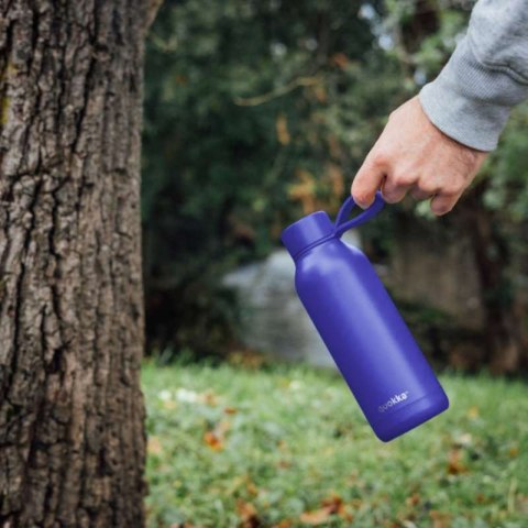 Quokka Solid With Strap - Butelka termiczna ze stali nierdzewnej 510 ml z paskiem (Dusk Blue) Quokka Solid With Strap - Butelka termiczna ze stali nierdzewnej 510 ml z paskiem (Dusk Blue)