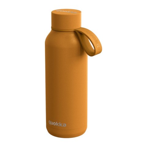 Quokka Solid With Strap - Butelka termiczna ze stali nierdzewnej 510 ml z paskiem (Mustard) Quokka Solid With Strap - Butelka termiczna ze stali nierdzewnej 510 ml z paskiem (Mustard)