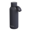 Quokka Solid With Strap - Butelka termiczna ze stali nierdzewnej 510 ml z paskiem (Slate)