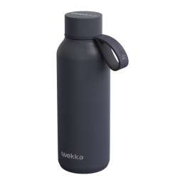 Quokka Solid With Strap - Butelka termiczna ze stali nierdzewnej 510 ml z paskiem (Slate)
