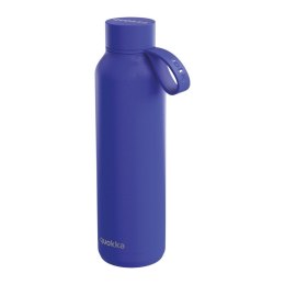 Quokka Solid With Strap - Butelka termiczna ze stali nierdzewnej 630 ml z paskiem (Dusk Blue)