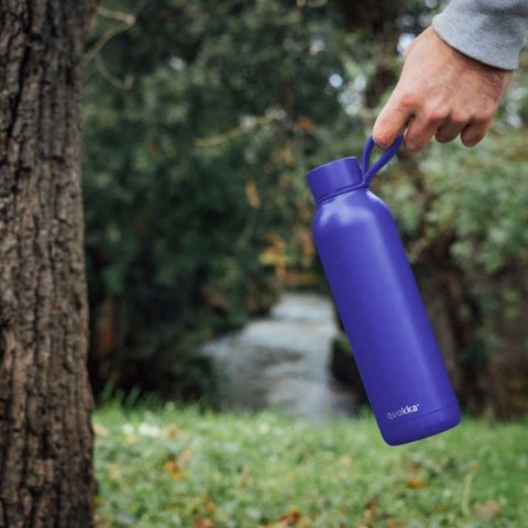 Quokka Solid With Strap - Butelka termiczna ze stali nierdzewnej 630 ml z paskiem (Dusk Blue) Quokka Solid With Strap - Butelka termiczna ze stali nierdzewnej 630 ml z paskiem (Dusk Blue)