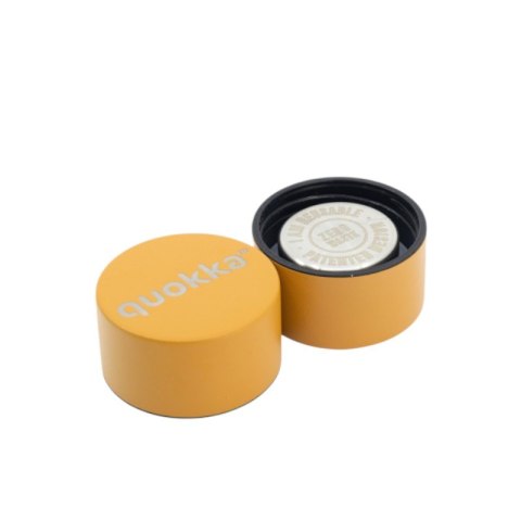 Quokka Solid With Strap - Butelka termiczna ze stali nierdzewnej 630 ml z paskiem (Mustard) Quokka Solid With Strap - Butelka termiczna ze stali nierdzewnej 630 ml z paskiem (Mustard)