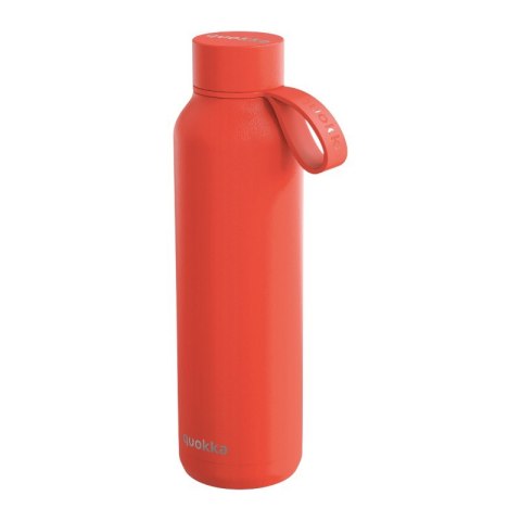 Quokka Solid With Strap - Butelka termiczna ze stali nierdzewnej 630 ml z paskiem (Orange) Quokka Solid With Strap - Butelka termiczna ze stali nierdzewnej 630 ml z paskiem (Orange)