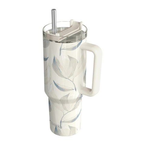 Quokka Stream - Kubek termiczny ze stali nierdzewnej 1200 ml ze słomką (Cotton) Quokka Stream - Kubek termiczny ze stali nierdzewnej 1200 ml ze słomką (Cotton)