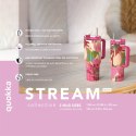 Quokka Stream - Kubek termiczny ze stali nierdzewnej 1200 ml ze słomką (Graphite)