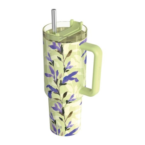 Quokka Stream - Kubek termiczny ze stali nierdzewnej 1200 ml ze słomką (Matcha) Quokka Stream - Kubek termiczny ze stali nierdzewnej 1200 ml ze słomką (Matcha)