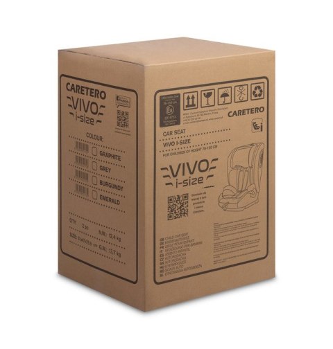 FOTELIK VIVO I-SIZE BURGUNDY (76-150) FOTELIK VIVO I-SIZE BURGUNDY (76-150)
