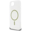 Guess IML Glitter Circle MagSafe - Etui do iPhone 16e (przezroczysty)