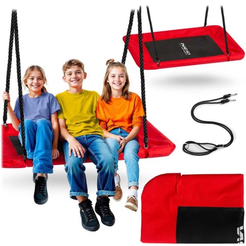 Huśtawka bocianie gniazdo prostokątna Neo-Sport Swingo 110 x 70 cm Huśtawka bocianie gniazdo prostokątna Neo-Sport Swingo 110 x 70 cm