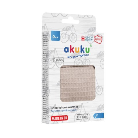 A0633 TERMOFOR PESTKI WIŚNI 13 X 16 CM BEŻ A0633 TERMOFOR PESTKI WIŚNI 13 X 16 CM BEŻ