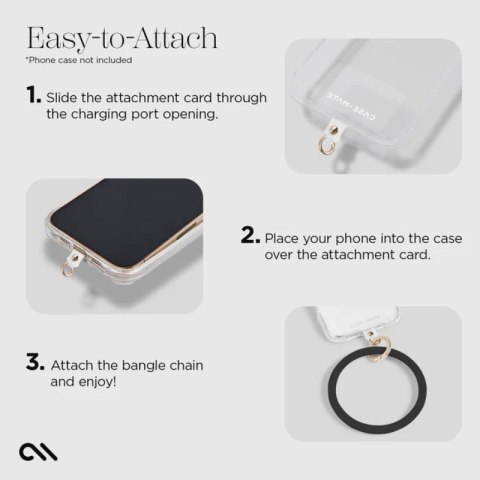 Case-Mate Phone Bangle - Bransoletka na nadgarstek do smartfona (Black) Case-Mate Phone Bangle - Bransoletka na nadgarstek do smartfona (Black)