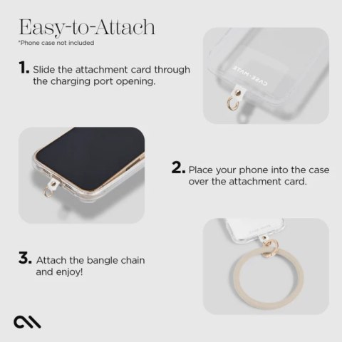 Case-Mate Phone Bangle - Bransoletka na nadgarstek do smartfona (Nude) Case-Mate Phone Bangle - Bransoletka na nadgarstek do smartfona (Nude)