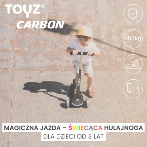 HULAJNOGA 3-KOŁOWA CARBON BLACK HULAJNOGA 3-KOŁOWA CARBON BLACK