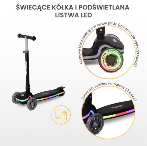HULAJNOGA 3-KOŁOWA CARBON BLACK HULAJNOGA 3-KOŁOWA CARBON BLACK
