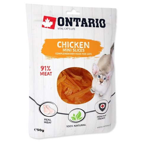ONTARIO Mini Chicken Slices 50g (213-51302) ONTARIO Mini Chicken Slices 50g (213-51302)