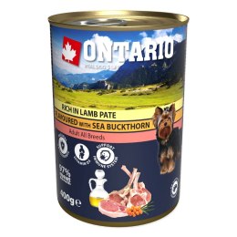 ONTARIO PATE jagniecina z rokitnikiem 400g puszka dla psa (214-21162)