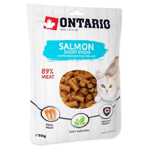 ONTARIO Salmon Short Sticks 50g (213-51722) ONTARIO Salmon Short Sticks 50g (213-51722)