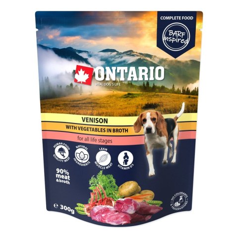 ONTARIO Saszetka Dziczyzna z warzywami w bulionie 300g (214-3383) ONTARIO Saszetka Dziczyzna z warzywami w bulionie 300g (214-3383)
