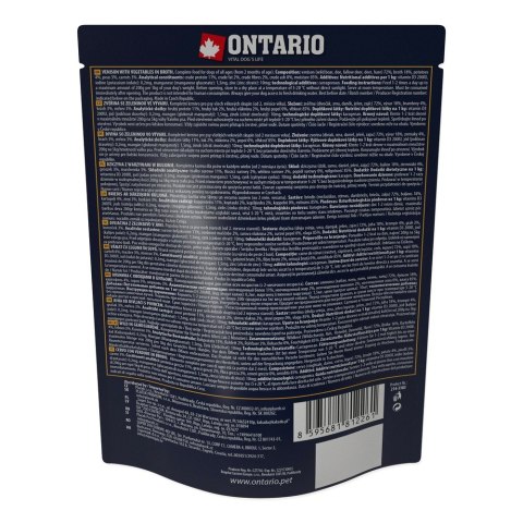 ONTARIO Saszetka Dziczyzna z warzywami w bulionie 300g (214-3383) ONTARIO Saszetka Dziczyzna z warzywami w bulionie 300g (214-3383)