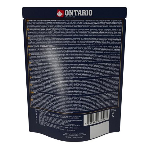 ONTARIO Saszetka Indyk i kurczak z warzywami w bulionie 300g (214-3338) ONTARIO Saszetka Indyk i kurczak z warzywami w bulionie 300g (214-3338)