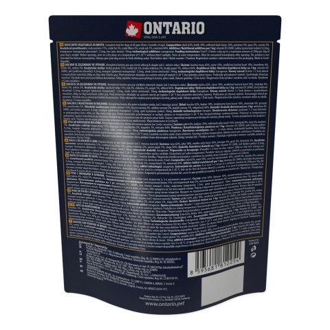 ONTARIO Saszetka Kaczka z warzywami w bulionie 300g (214-3373) ONTARIO Saszetka Kaczka z warzywami w bulionie 300g (214-3373)