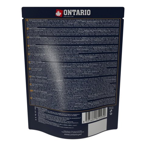 ONTARIO Saszetka Kurczak z warzywami w bulionie 300g (214-3333) ONTARIO Saszetka Kurczak z warzywami w bulionie 300g (214-3333)