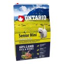 ONTARIO Senior Mini Lamb & Rice 2,25kg / Dla starszych psów małych ras z Jagnięciną i ryżem 2,25kg (214-11195)