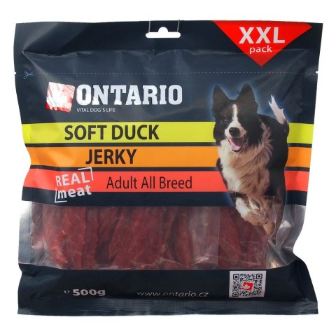 ONTARIO miękie plastry kaczki 500g przysmak dla psa (214-5074) ONTARIO miękie plastry kaczki 500g przysmak dla psa (214-5074)
