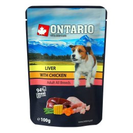 ONTARIO saszetka wątróbka z Kurczakiem w rosole 100g (214-3033)