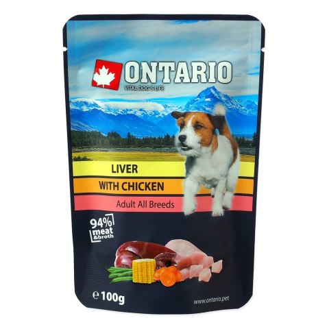 ONTARIO saszetka wątróbka z Kurczakiem w rosole 100g (214-3033) ONTARIO saszetka wątróbka z Kurczakiem w rosole 100g (214-3033)