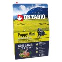 Ontario Puppy Mini Lamb & Rice 2,25kg / Dla szczeniąt małych ras z Jagnięciną i ryżem 2,25kg (214-10195)