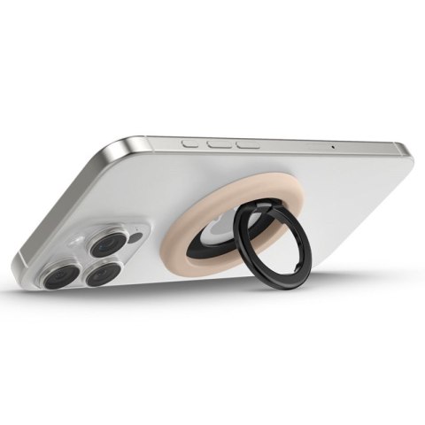 Spigen Nano Pop MagSafe Phone Ring - Magnetyczny uchwyt na palec z funkcją podstawki (Coconut Beige) Spigen Nano Pop MagSafe Phone Ring - Magnetyczny uchwyt na palec z funkcją podstawki (Coconut Beige)