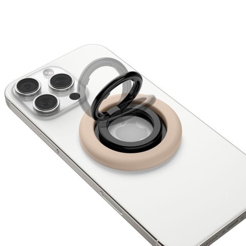 Spigen Nano Pop MagSafe Phone Ring - Magnetyczny uchwyt na palec z funkcją podstawki (Coconut Beige) Spigen Nano Pop MagSafe Phone Ring - Magnetyczny uchwyt na palec z funkcją podstawki (Coconut Beige)