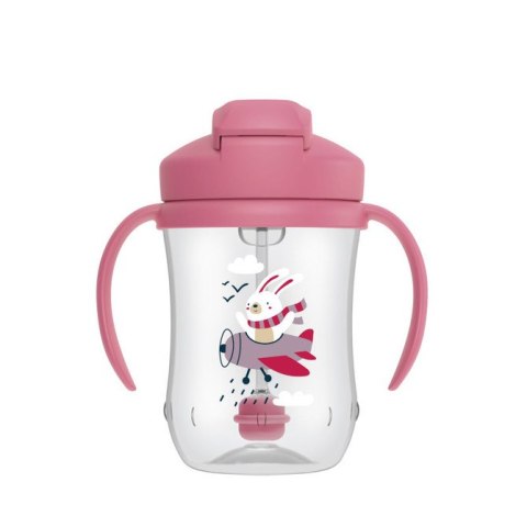 TC91011 KUBEK PIERWSZA SŁOMKA 270 ML RÓŻOWY KRÓLIK 6+ TC91011 KUBEK PIERWSZA SŁOMKA 270 ML RÓŻOWY KRÓLIK 6+