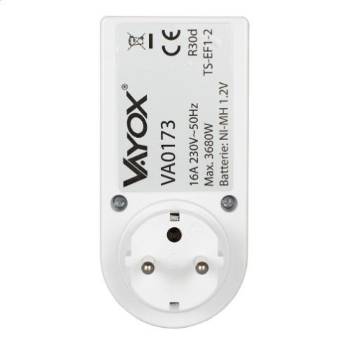 Programator czasowy cyfrowy włącznik wyłącznik prądu TS-EF1-2 VA0173 Vayox Programator czasowy cyfrowy włącznik wyłącznik prądu TS-EF1-2 VA0173 Vayox
